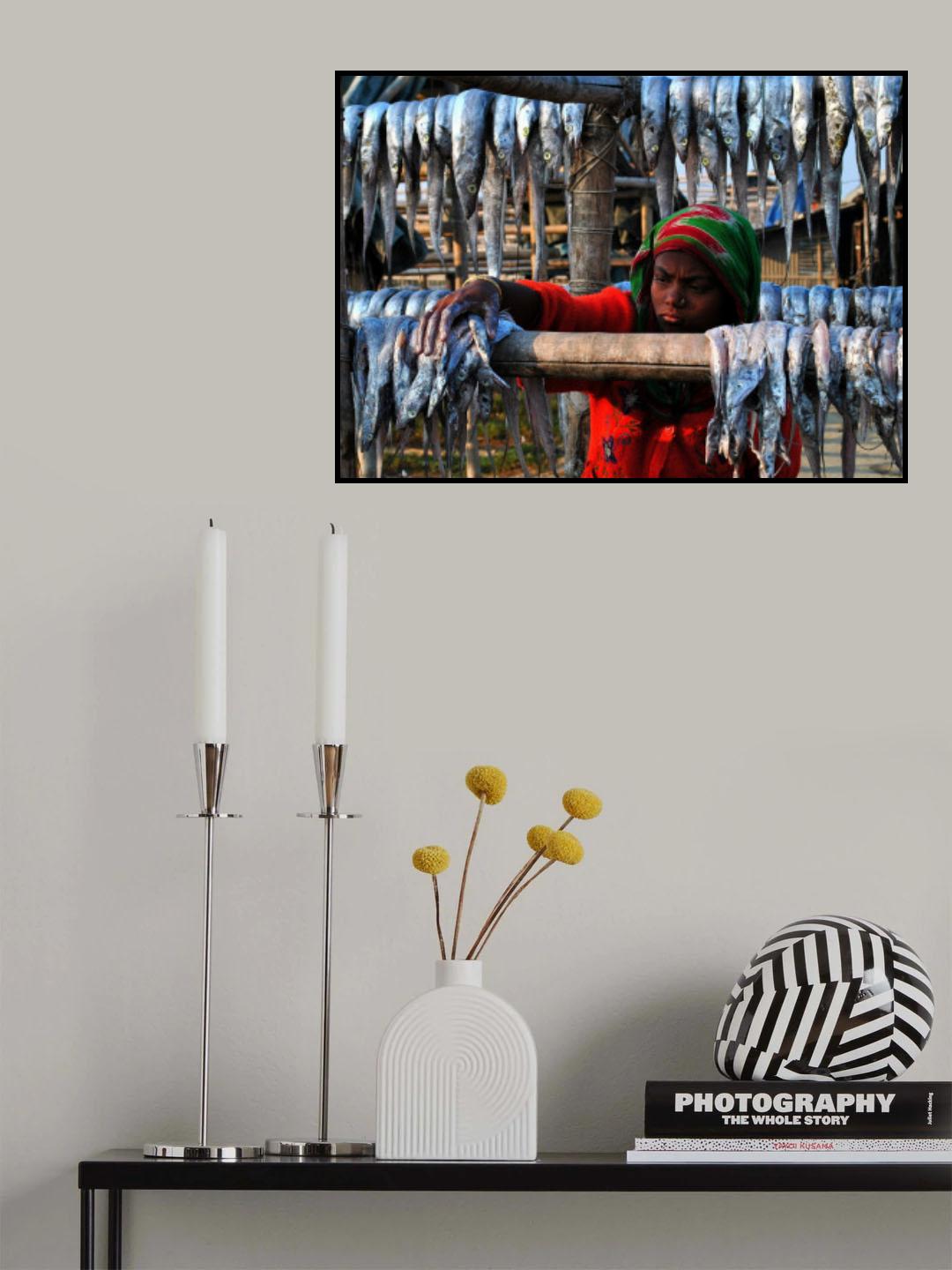 woman at work Poster och Canvastavla