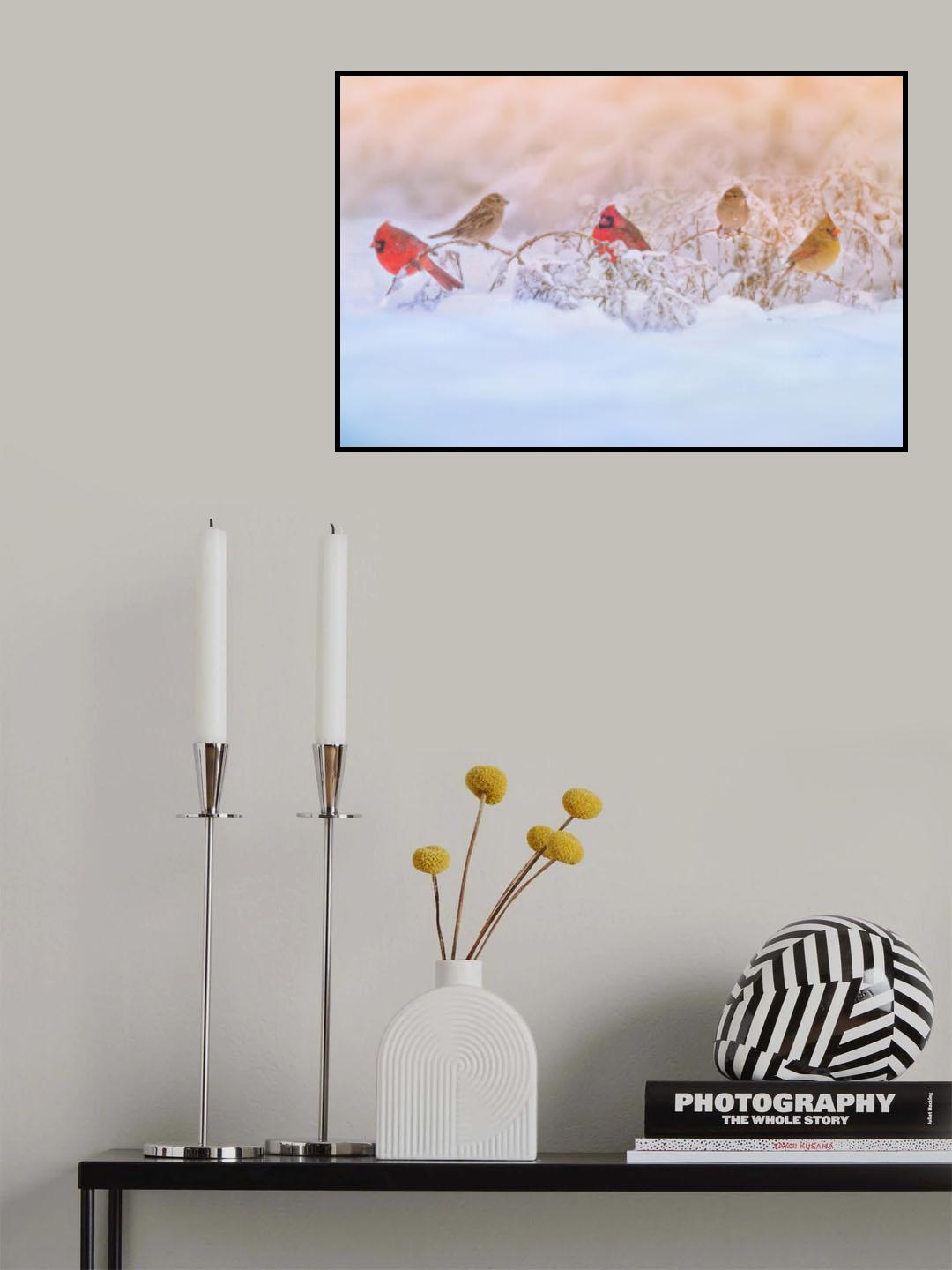 Snowy Morning  Party Poster och Canvastavla