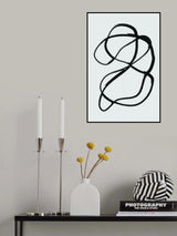 One Line Poster och Canvastavla