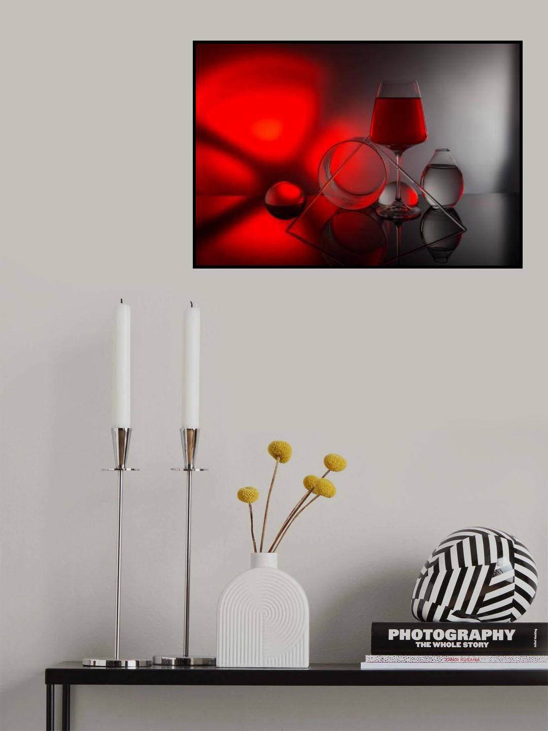 From the series "Experiments with glass" Poster och Canvastavla