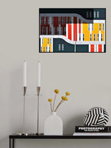 Number 25/27 Poster och Canvastavla