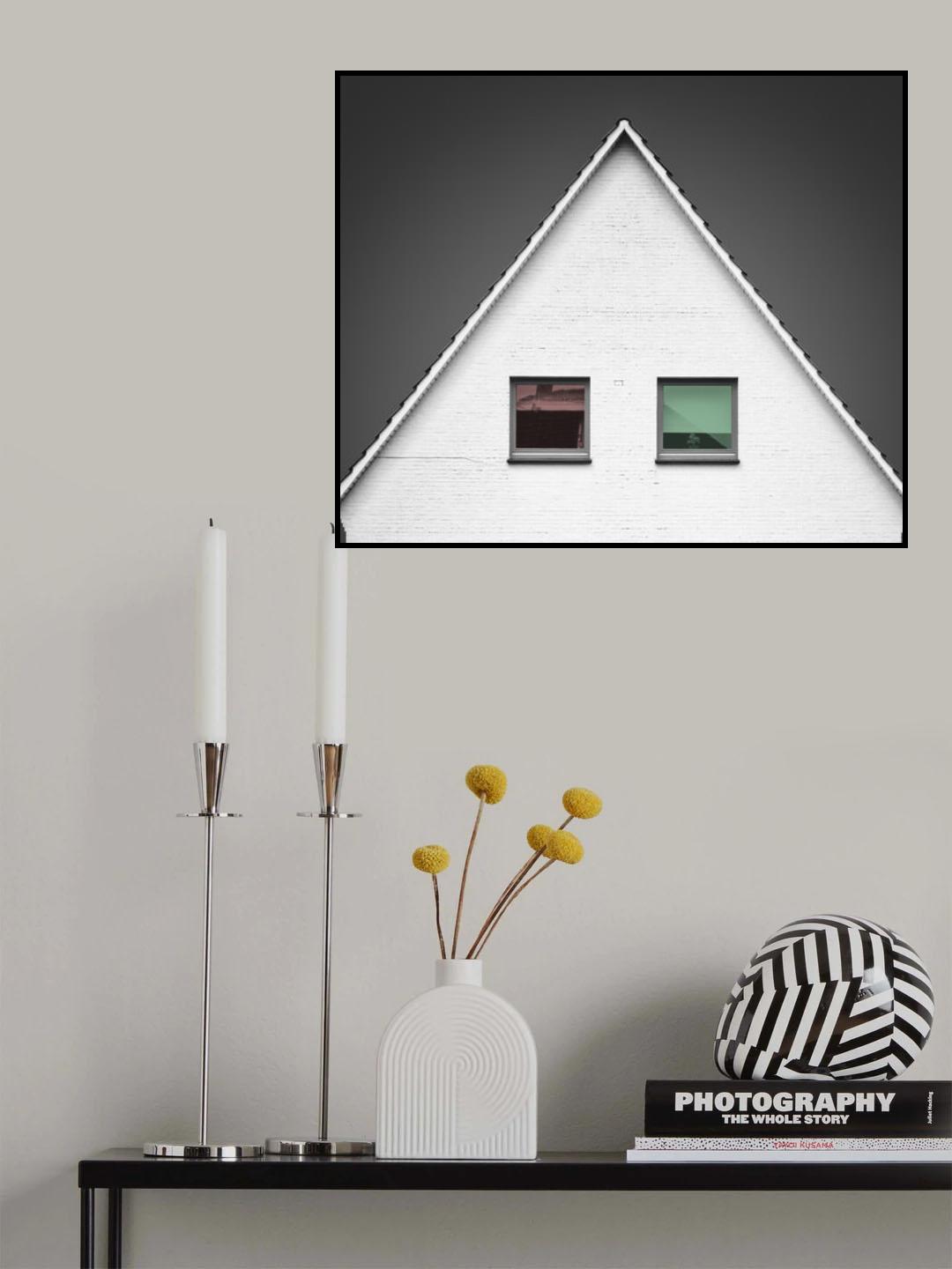 Red green eyes Poster och Canvastavla