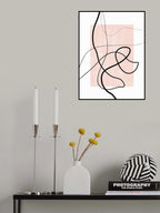 3x4 Aspectratiosoftpink5 Poster och Canvastavla
