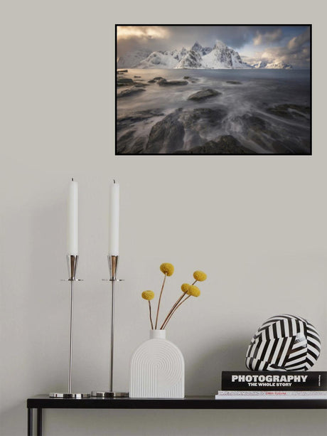Arctic Sunset Poster och Canvastavla