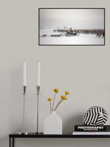 Kostya drives herd of reindeer Poster och Canvastavla