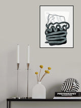 Painted Lines Swazz 3 Kopie Poster och Canvastavla