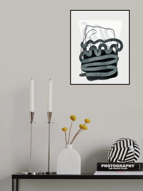 Painted Lines Swazz 3 Kopie Poster och Canvastavla