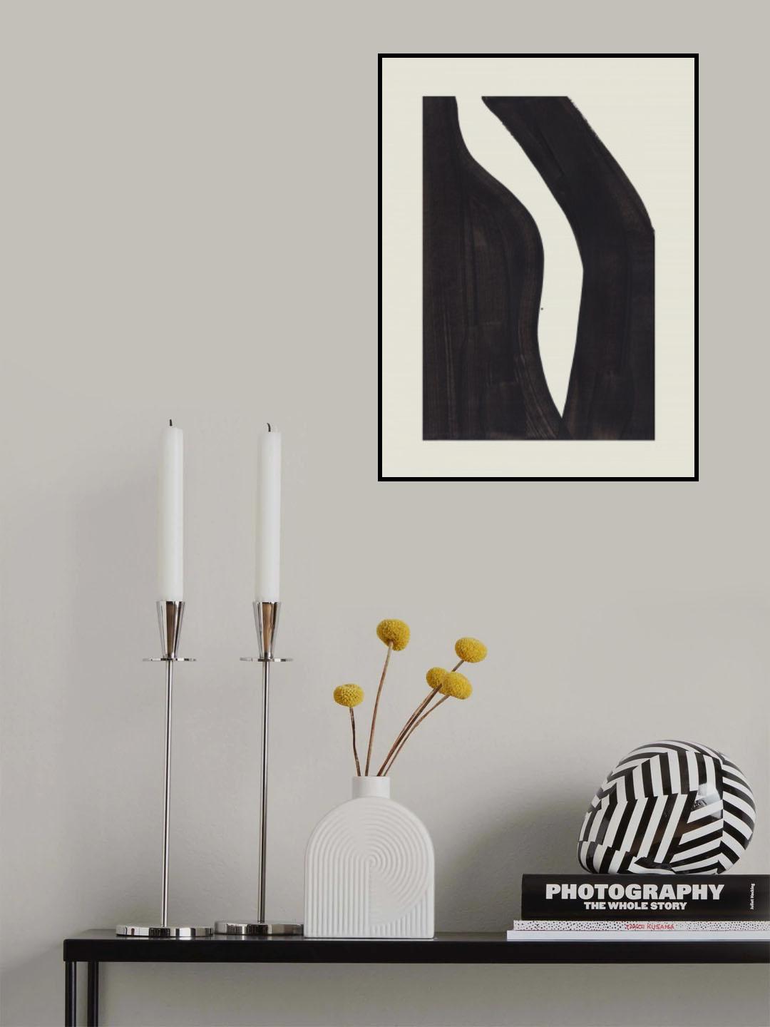 Ink Motif 38 Poster och Canvastavla
