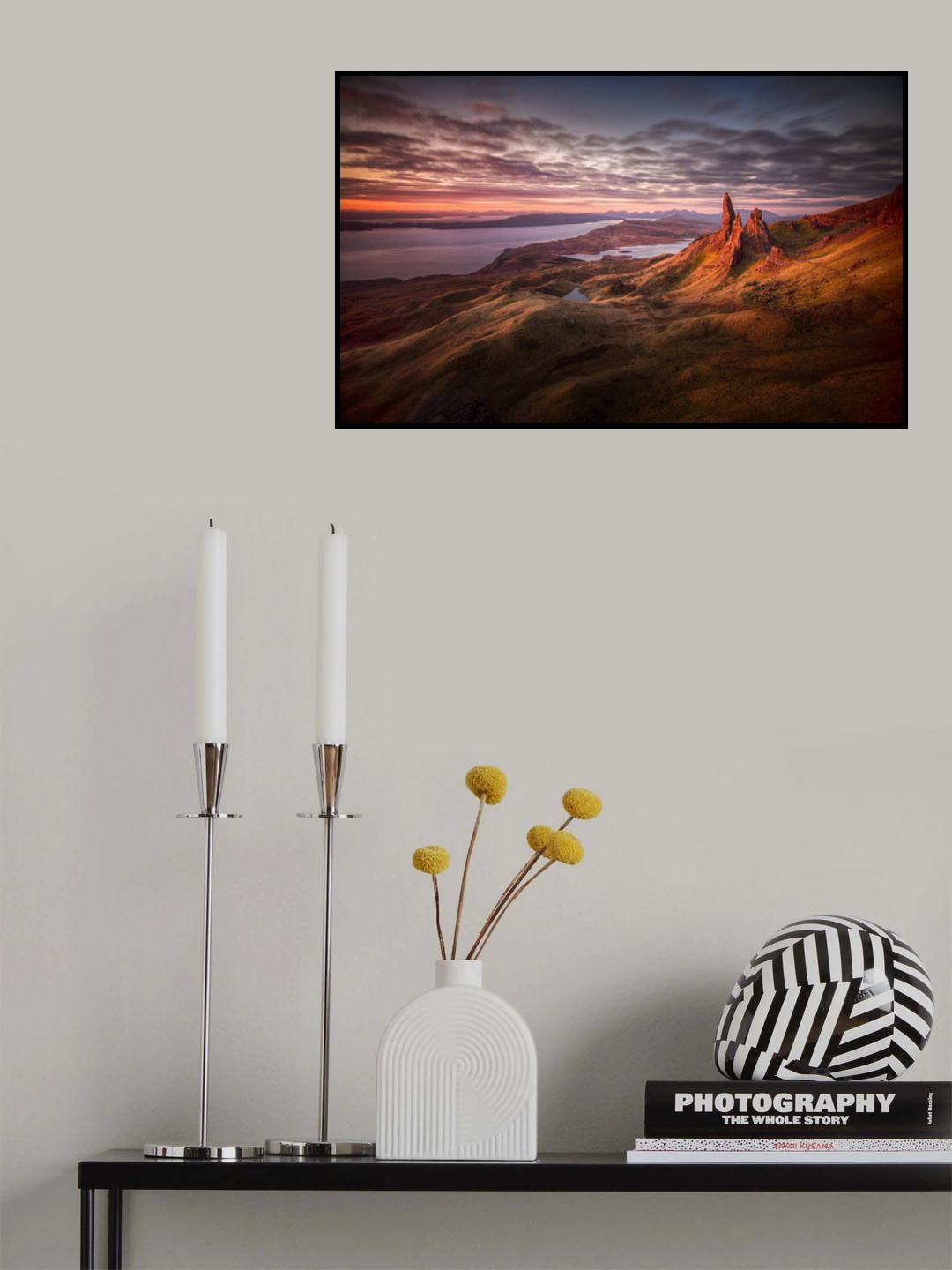 Old man's morning Poster och Canvastavla