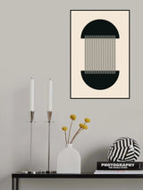 Boho Geometric Circle Poster och Canvastavla
