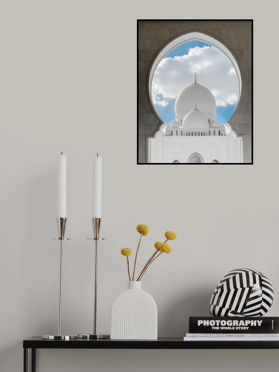 sheikh zaied mosque Poster och Canvastavla