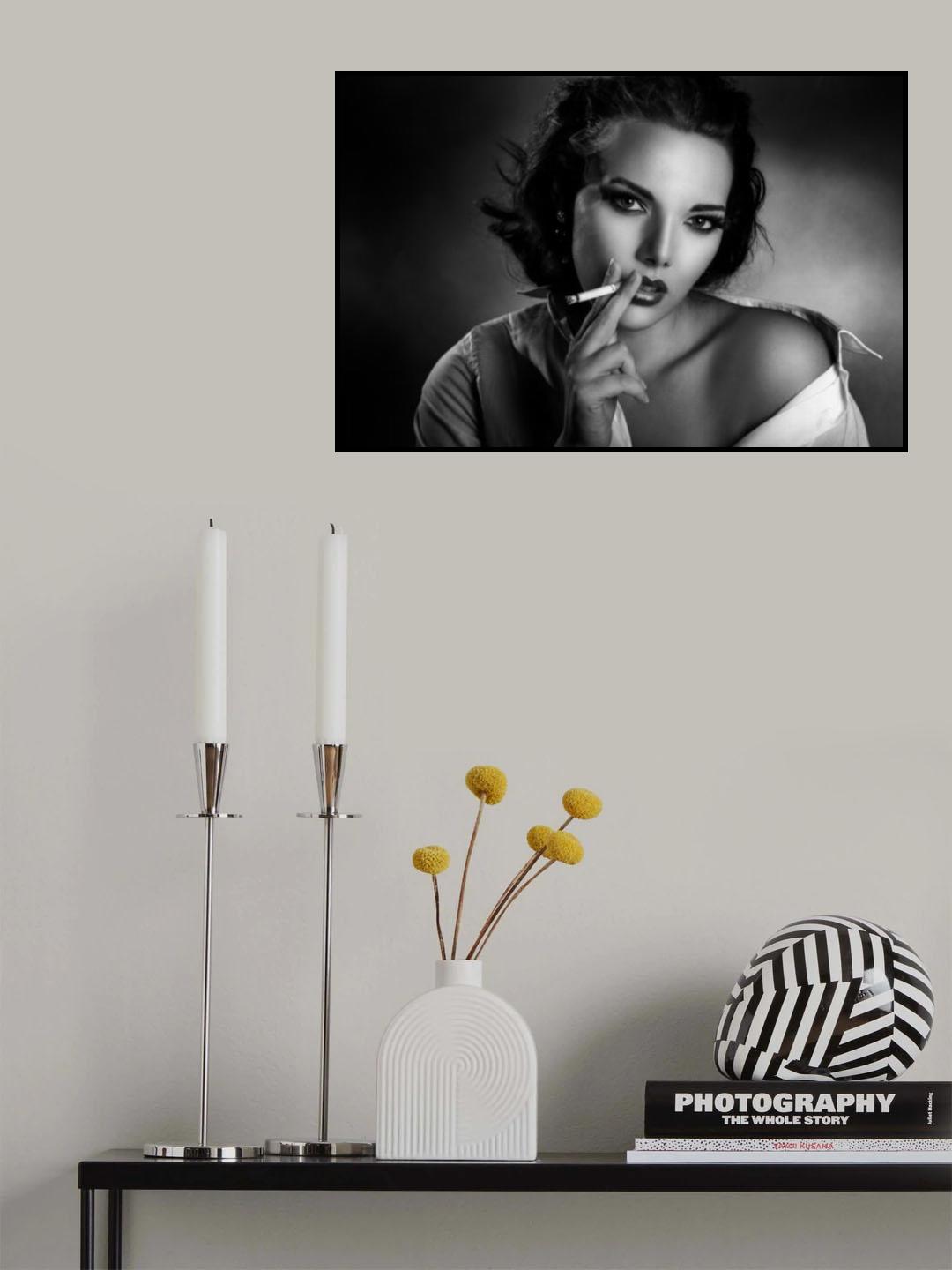 Noir  (Timeless beauty ) Poster och Canvastavla