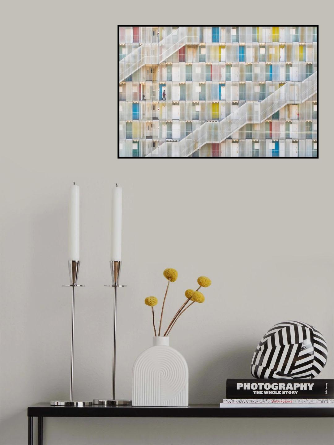 Colorful apartment Poster och Canvastavla