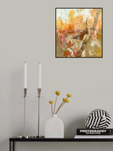 Sweet Autumn Carolina Wren Poster och Canvastavla