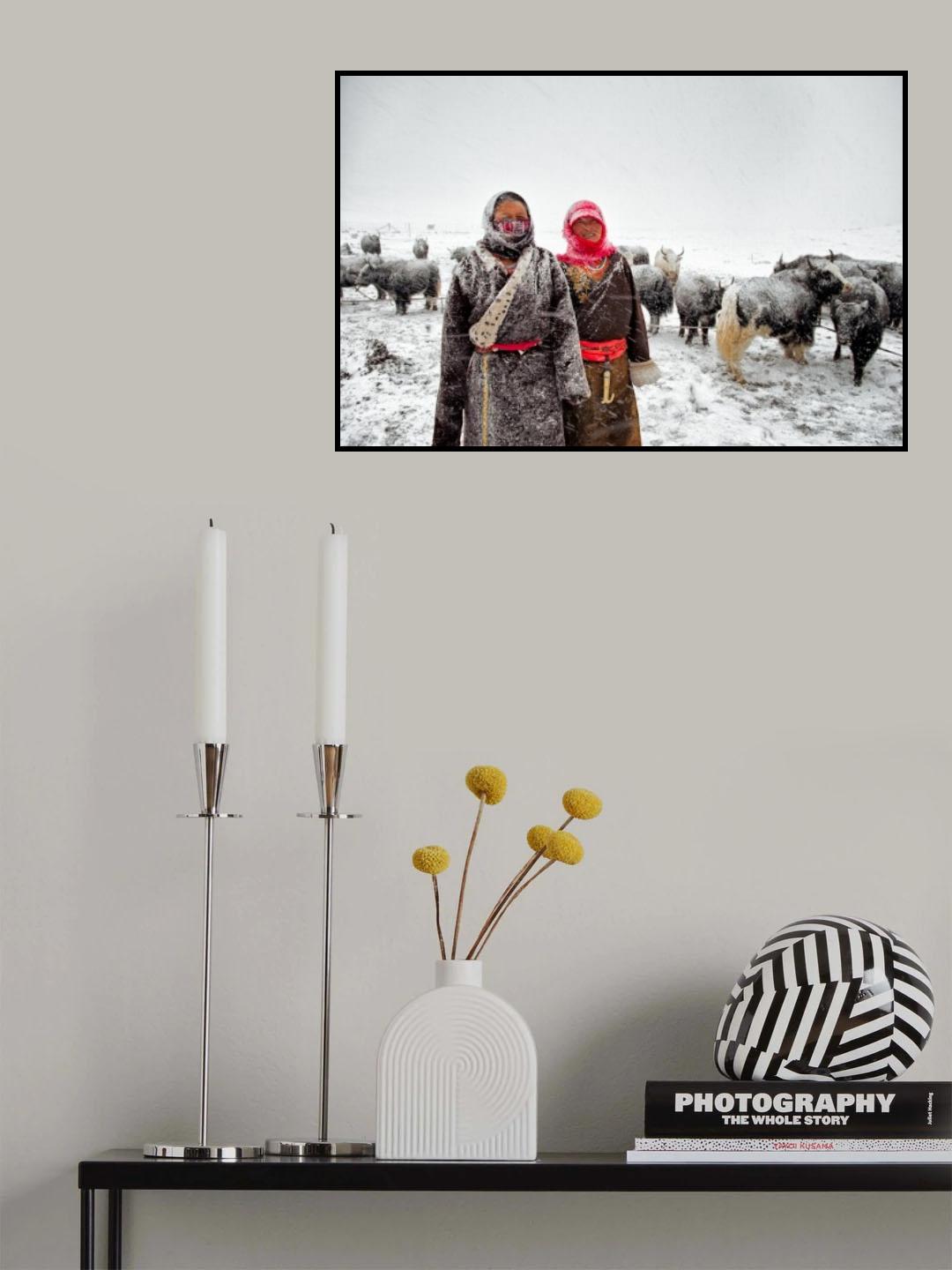 Autumn\\\'s portrait Poster och Canvastavla