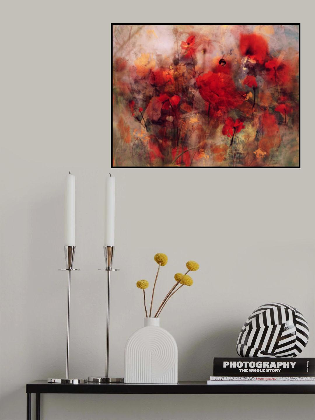 Poppies II Poster och Canvastavla