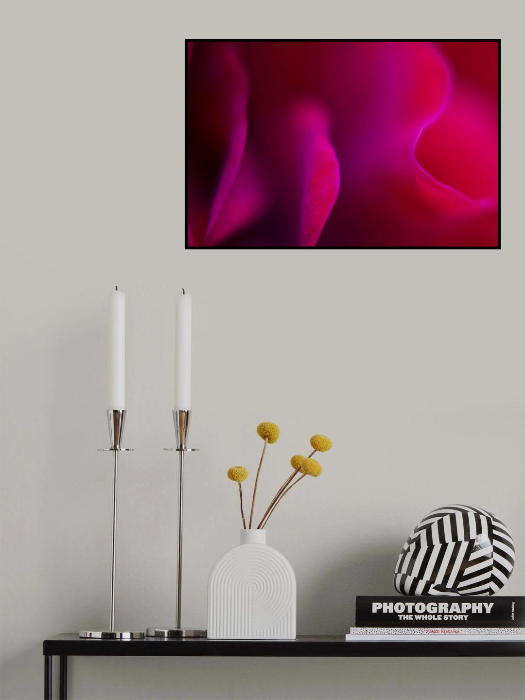 abstract rose leaves Poster och Canvastavla