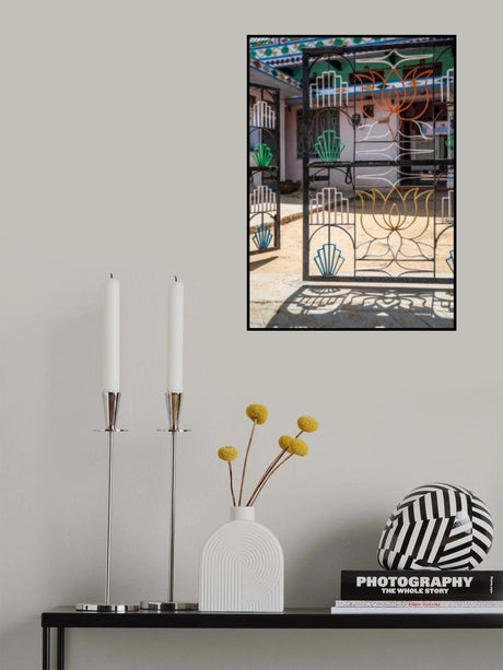 Steel Lotus Poster och Canvastavla