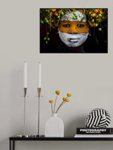 Surma tribe girl - Ethiopia Poster och Canvastavla