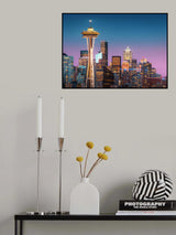 Pink Seattle. Poster och Canvastavla