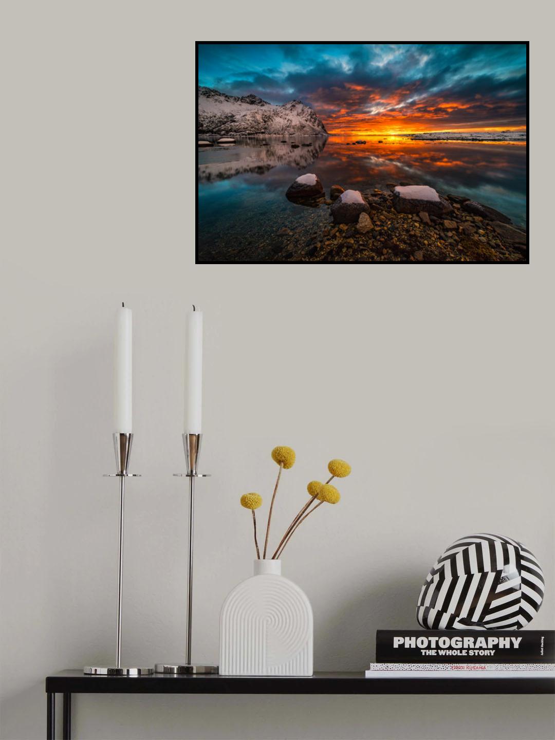 sky on fire Poster och Canvastavla