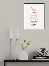 Affirmation Poster och Canvastavla