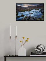 dynjandi falls Poster och Canvastavla