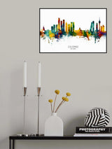 Colombo Sri Lanka Skyline Poster och Canvastavla