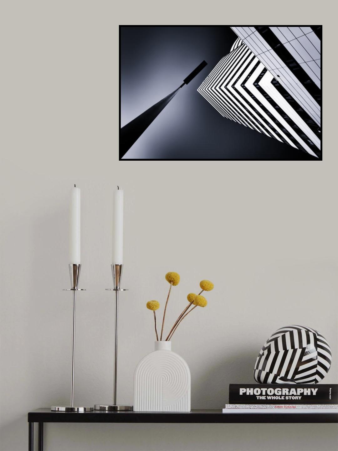 The tower and the lamp Poster och Canvastavla