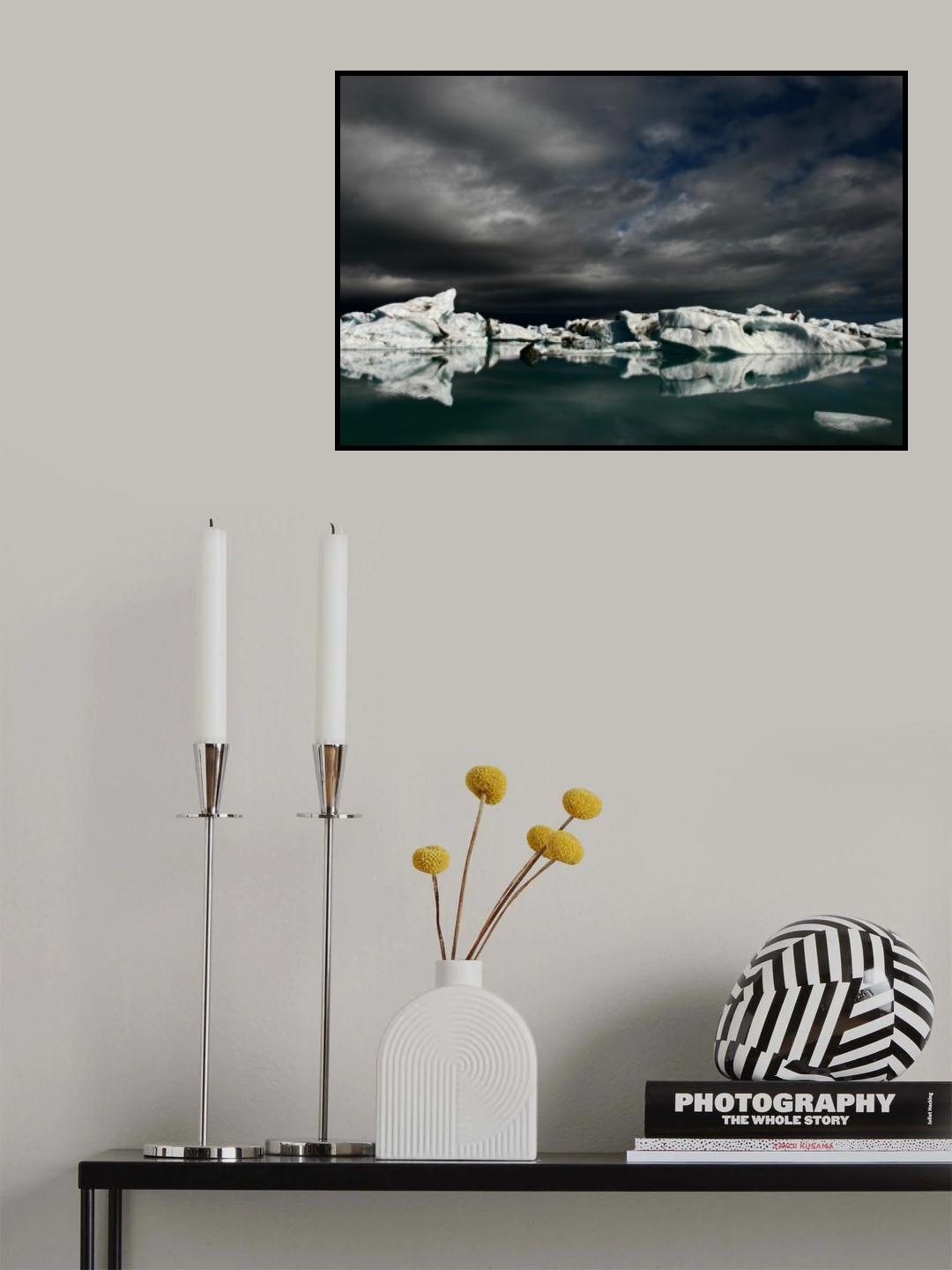 Ice field Poster och Canvastavla