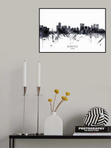 Winnipeg Canada Skyline Poster och Canvastavla