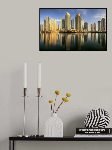 Panoramic Dubai Marina Poster och Canvastavla