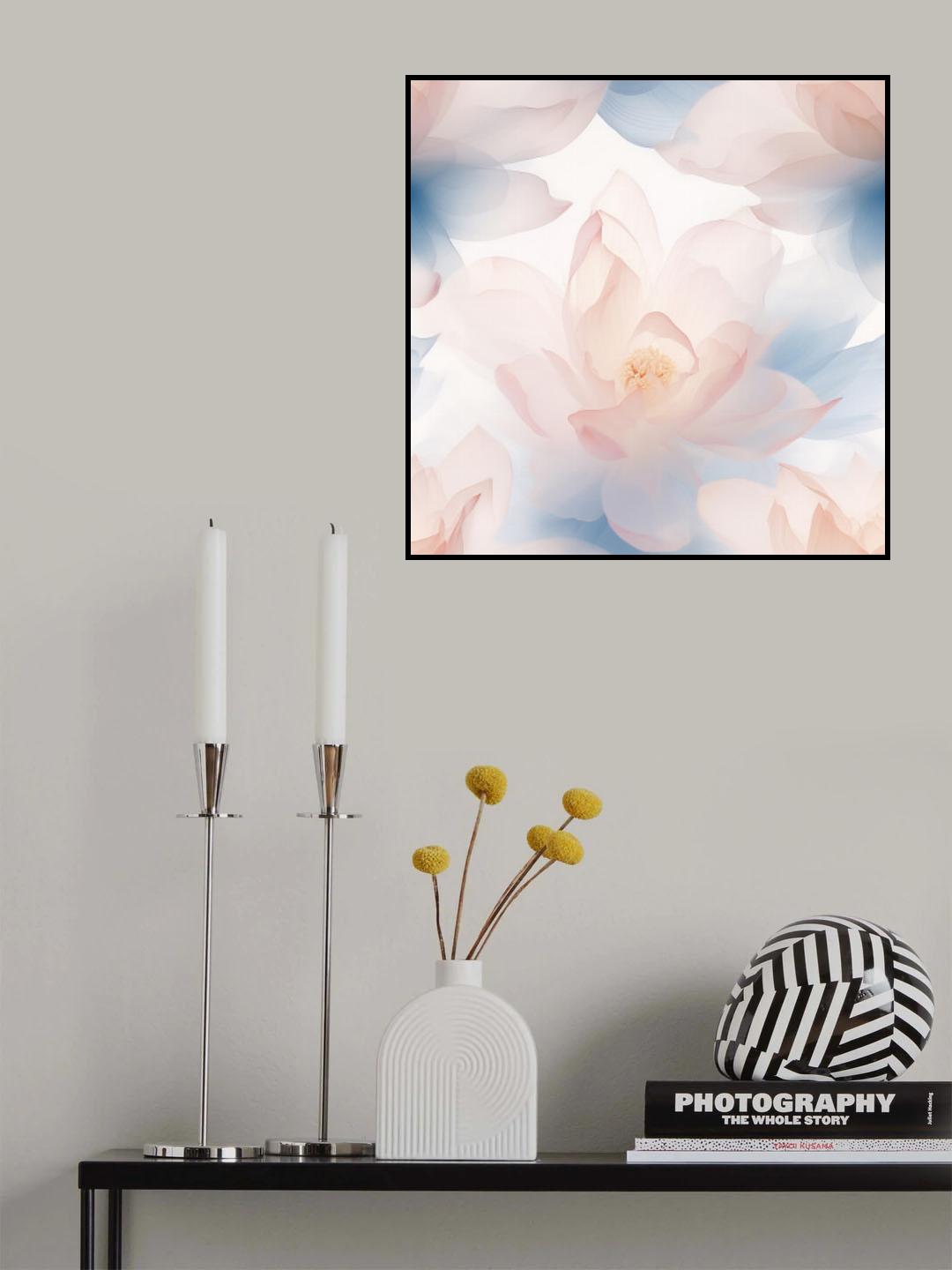 Transparent Floral 10 Poster och Canvastavla