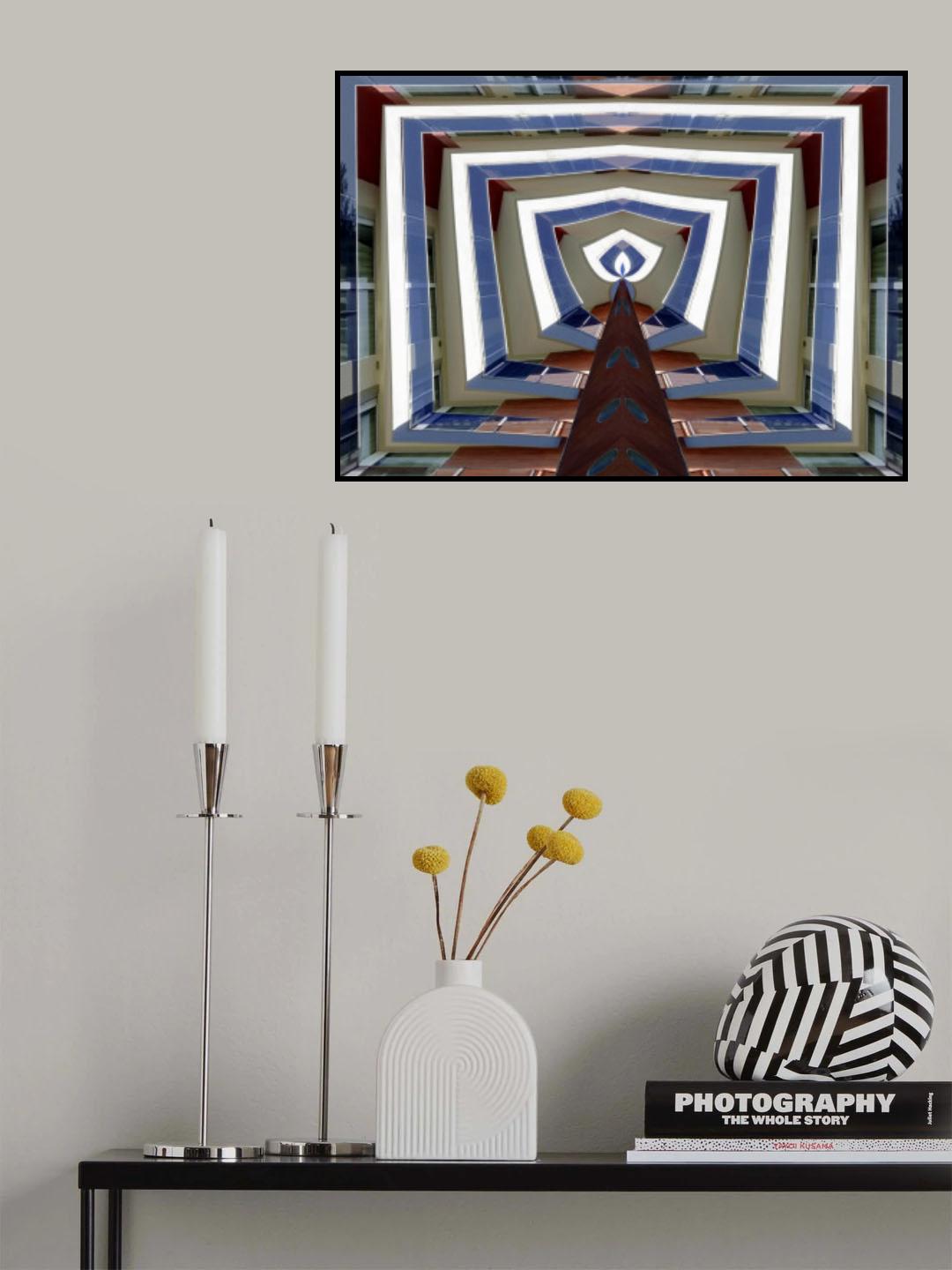 Abstract building Poster och Canvastavla