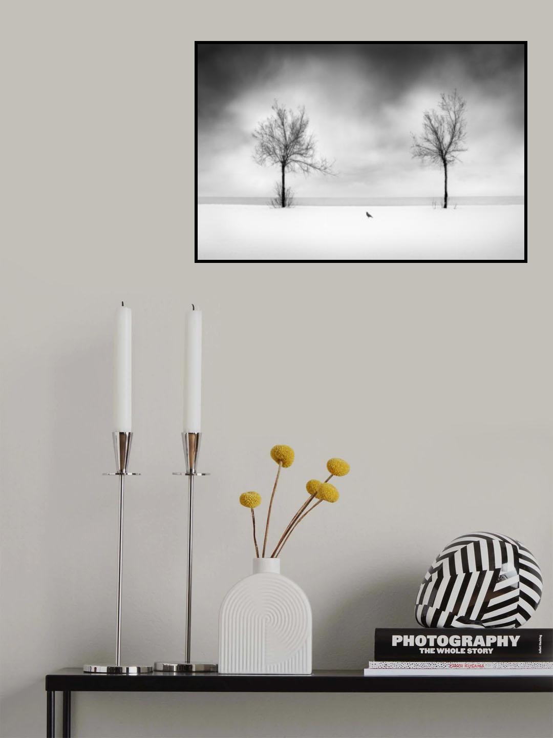 Snow on the Beach Poster och Canvastavla