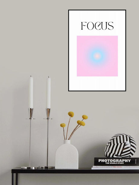 Motivational Aura Poster Poster och Canvastavla