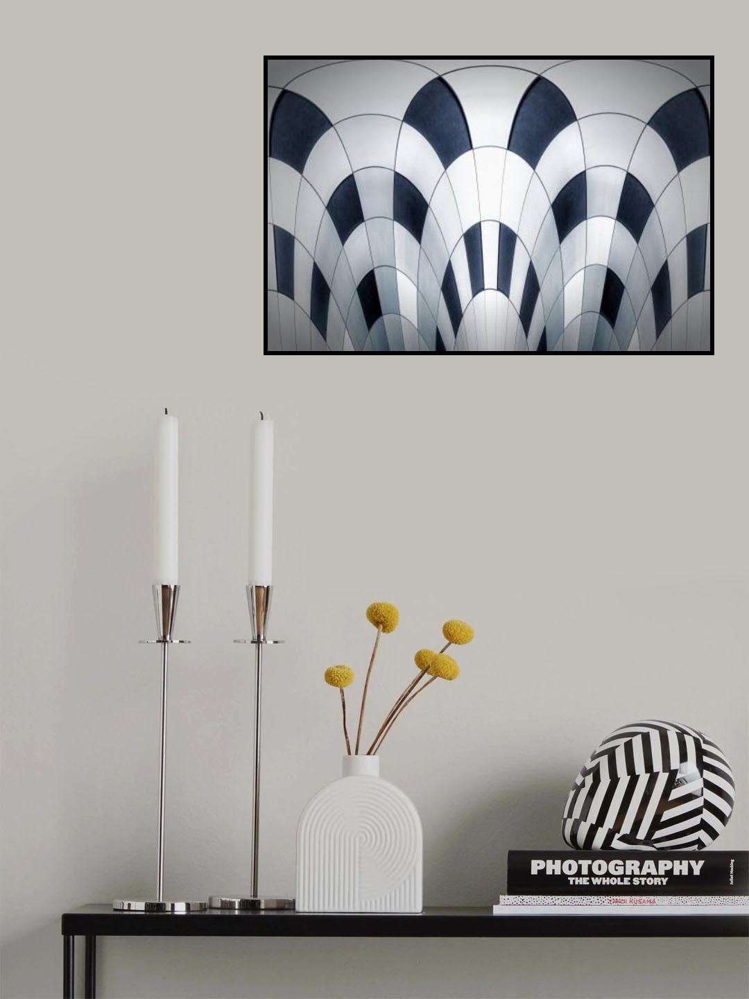 Untitled blue Poster och Canvastavla