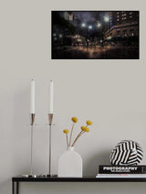 Gotham - Rainy Night Poster och Canvastavla