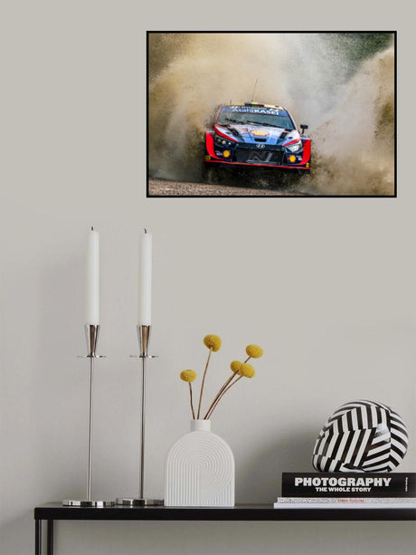 Hyundai WRC Rally Car Poster och Canvastavla