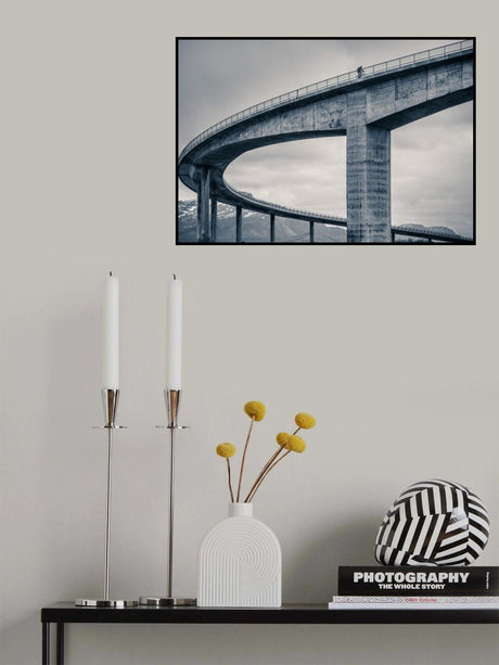 the lonely biker Poster och Canvastavla