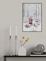 Winter Girl Poster och Canvastavla