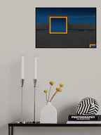 Yellow bay window Poster och Canvastavla