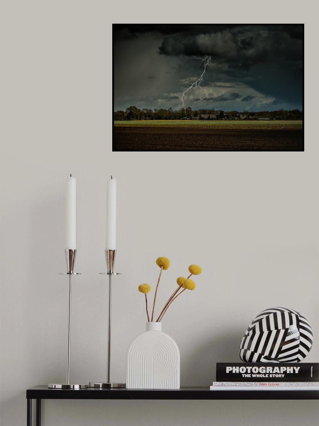 Lightning Poster och Canvastavla