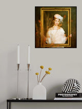 The beautiful woman Picture Poster och Canvastavla