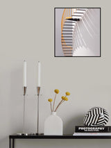 Yellow Staircase Poster och Canvastavla