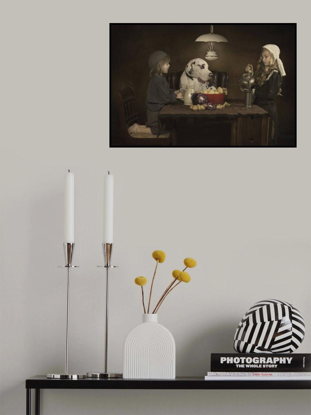Dutch painting The Potato Eaters 2018 Poster och Canvastavla