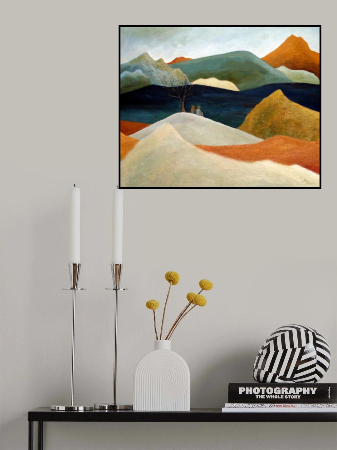 Us Two With a View Poster och Canvastavla