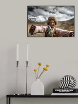 Smile {Tibet} Poster och Canvastavla