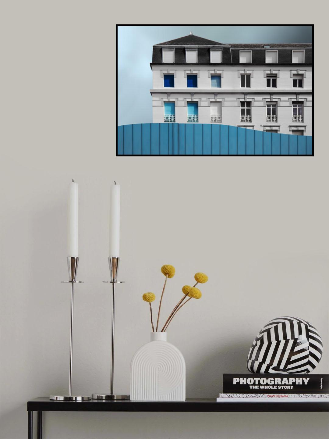 la pace blu Poster och Canvastavla