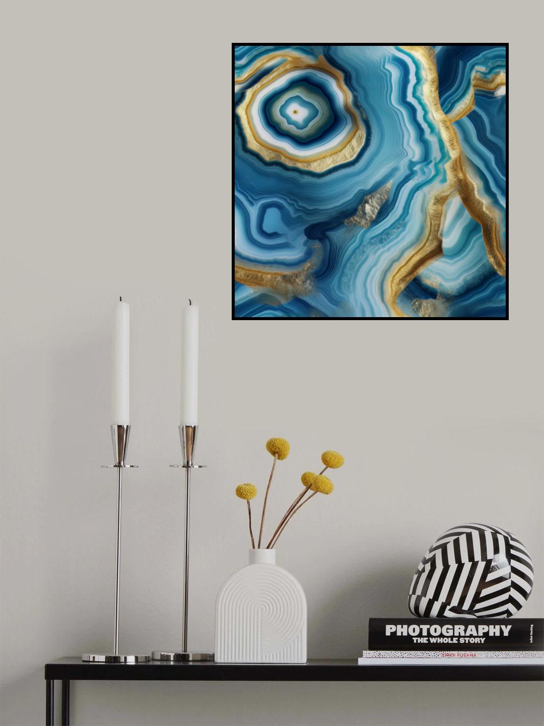 Agate 26 Poster och Canvastavla